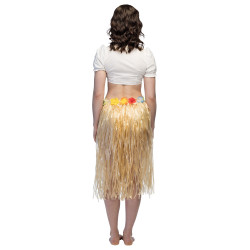 Havajská sukňa, dlhá, prírodná